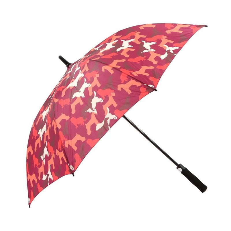 BiggDesign Compact Travel Umbrella Mini Rain and Sun Umbrella with UV Protection Ultra Lightweight Manuel Opening Portable 8 Ribs Folding Umbrella For Women Red White - Image 2