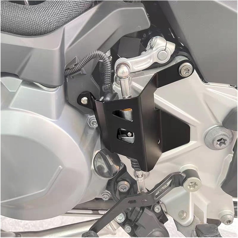 Motorcycle Protector Gear Shift Lever Protective Cover Pad Compatible with BMW F900GS F750GS F850GS F 850 750 GS Adventure ADV F 900 GS(Silver GS) - Image 4