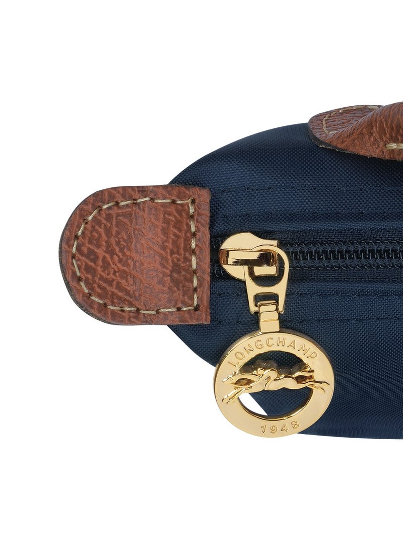 Women's Mini Makeup Bag, Handbag, Shoulder Bag Navy Classic