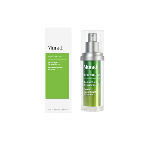 Murad Retinol Youth Renewal Serum  FastActing Retinol Treatment with Swertia  Hyaluronic Acid for Visible AntiAging Results  Triactive Technology Gently Reduces Wrinkles  Firms Skin  1 Fl Oz