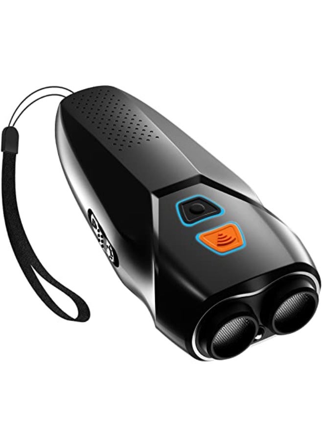 Generic Dog Barking Control Devices Dual Sensor Anti Barking Device with Training/Deterrent Modes Dog Whistle to Stop Barking Ultrasonic Dog Barking Deterrent with LED Flashlight 25 FT Range Rechargeable  - Image 1