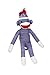 Plushland Adorable Sock Monkey The Original Traditional Hand Knitted Stuffed Animal Toy Giftfor Kids Babies Teens Girls and Boys Baby Doll Present Puppet 20 Inches New Blue - Image 2