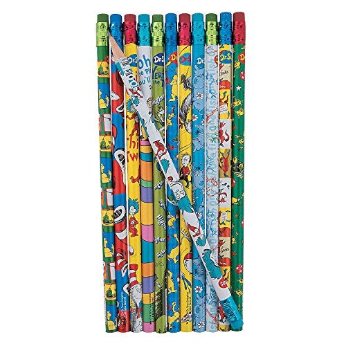 Geddes Raymond Geddes 69743 Dr. Seuss Assorted Number 2 Pencils For Kids (Pack of 72) - Image 2