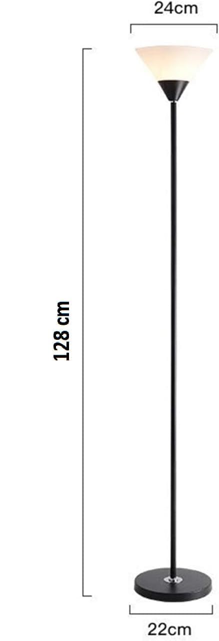 FING مصباح أرضي LED FING 7 واط مصباح عمودي حديث مع جهاز تحكم عن بعد قابل للتعتيم لحماية العين للقراءة لغرفة المعيشة أو غرفة النوم مع مفتاح قدم - Image 4