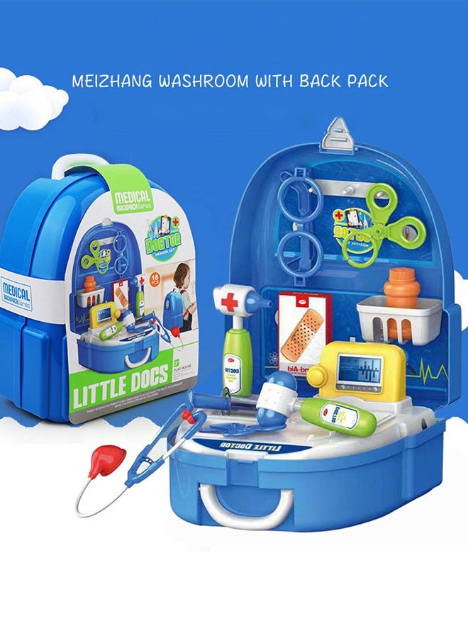 GROIC Doctor Kit for Kids, 20Pcs Pretend Medical Doctor Medical Playset with Stethoscope, Medical Kits Gift, Educational Doctor Toys for Toddler Boys Girls - Image 3