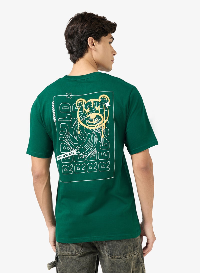 Seventy Five Graphic Print Regular Fit T-Shirt - Image 1