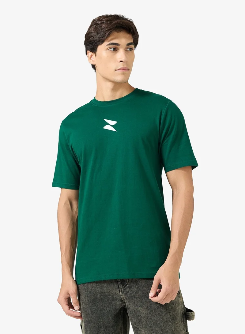 Seventy Five Graphic Print Regular Fit T-Shirt