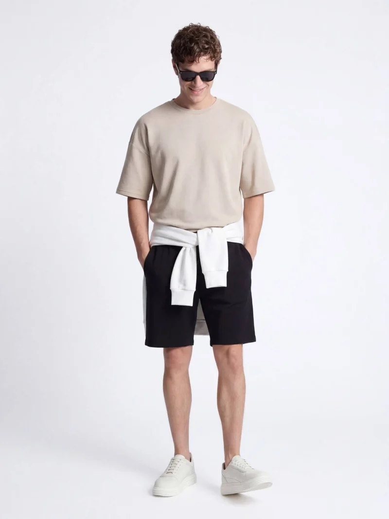 Kip Beige Plain T-Shirt