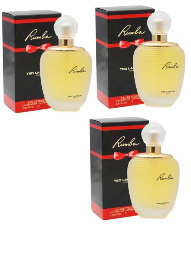 TED LAPIDUS Rumba EDT 100ml 3 Pieces - Image 1