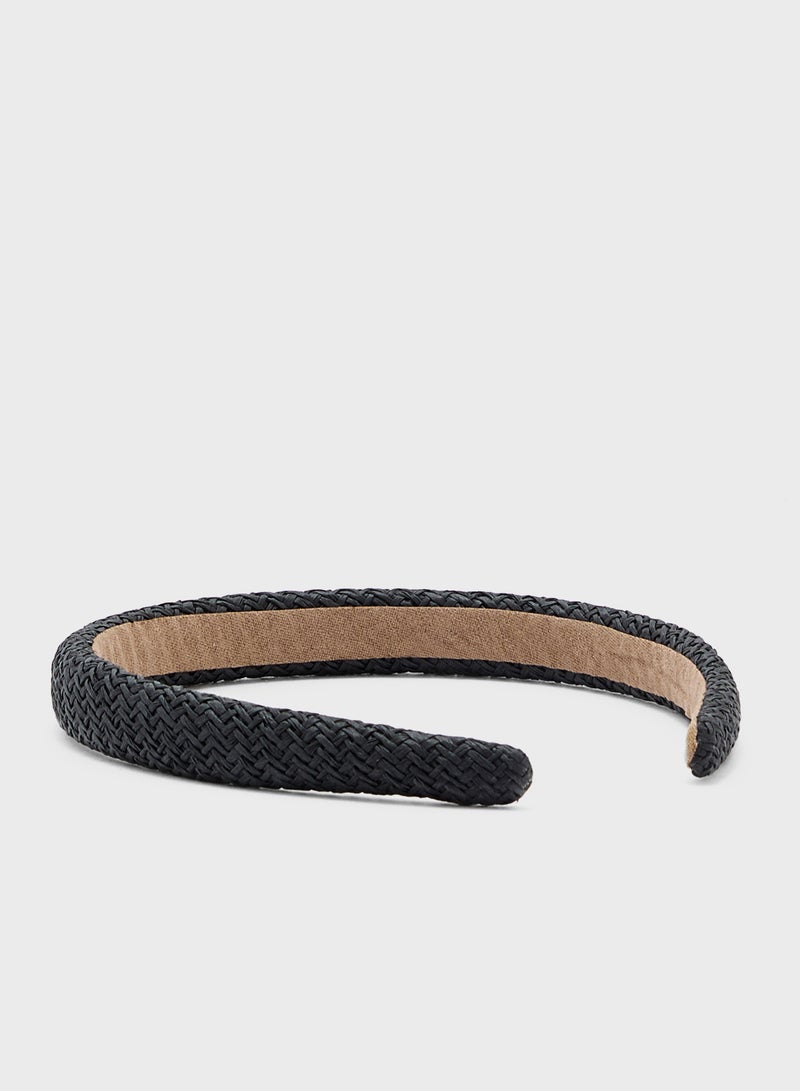ELLA Wwoven Raffia Headband  - Image 2