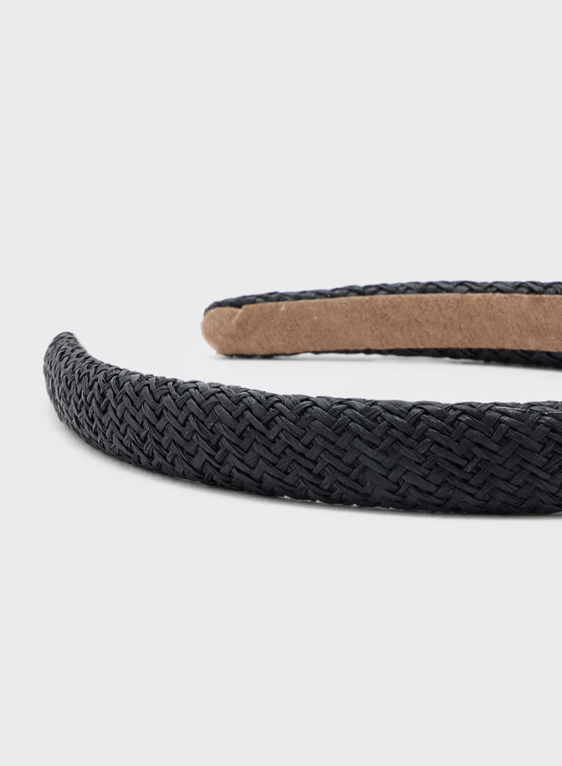 ELLA Wwoven Raffia Headband