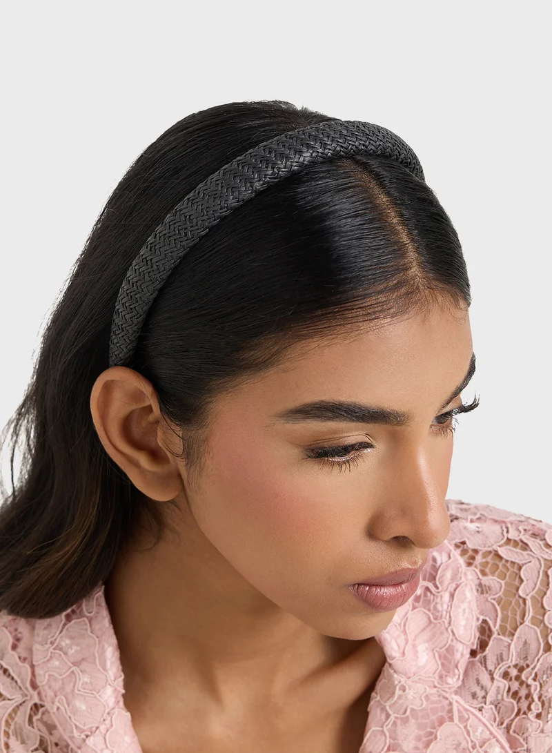 ELLA Wwoven Raffia Headband