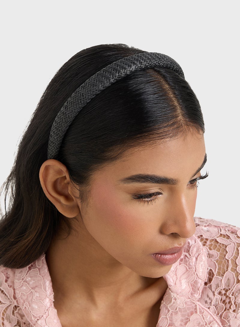 ELLA Wwoven Raffia Headband  - Image 4
