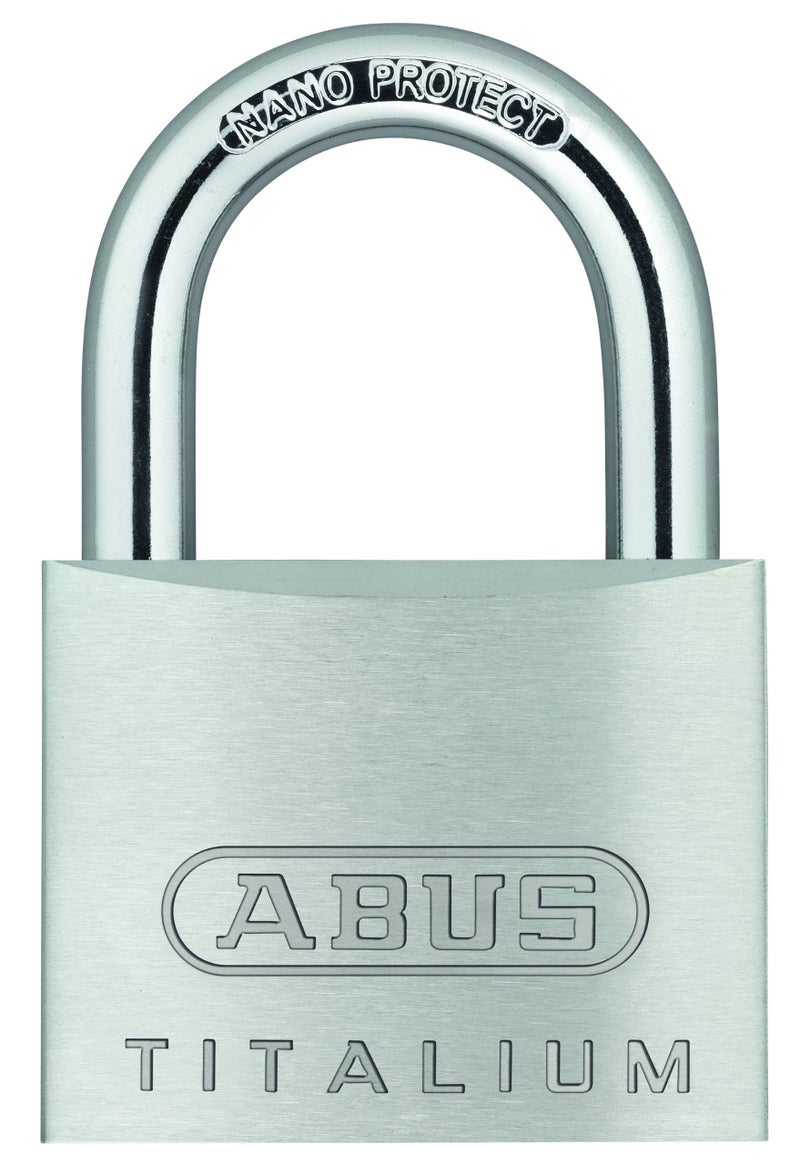 ABUS 64TI50 C Titalium Aluminum Alloy Padlock Keyed Different