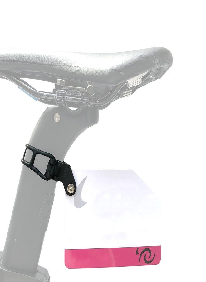 Thinvik Bike Race Number Plate Holder Cycling Number Mount - Quick Release with Rubber Bands（Include Number Plate） - Image 1
