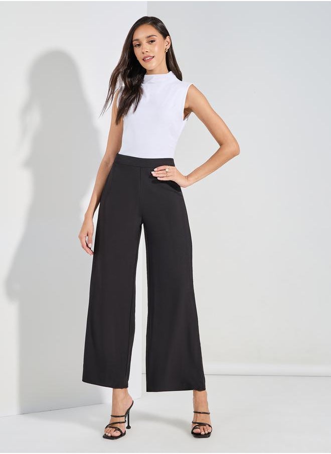 Wide Leg Tailored Full Length Pants