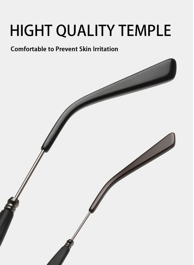KATELUO Sunglasses Original KATELUO for males Polarized UV400 protection With Full Set Sun Protection Category 3 Suitable for driving car Black Lense and Grey frame Classic style Light Weight For men - Image 5