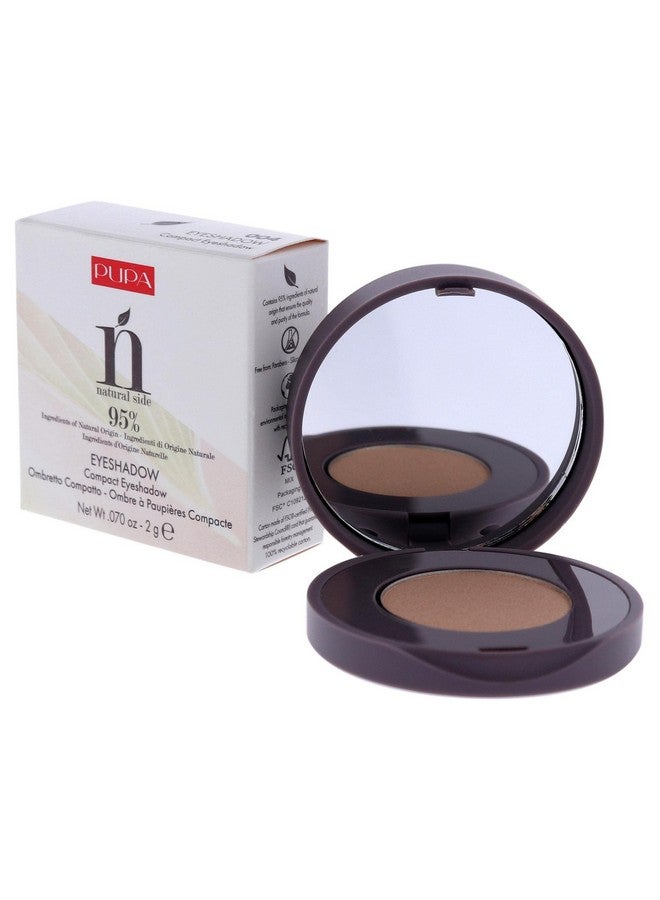 PUPA Milano Natural Side Eyeshadow 004 Light Gold Light Satin Easy Blending Eyeshadow Powder To Make Eyes Pop Neutral Shadow Color Paraben Silicone Free Formula 0.07 Oz - Image 5