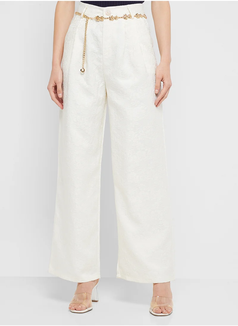 ELLA Self Textured Pants