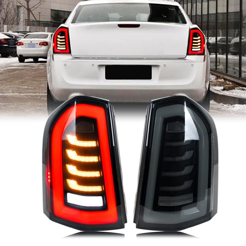 inginuity time LED Tail Lights for Chrysler 300 300C 2011-2014 Start-up Animation Sequential Turn Signal Rear Lamps Accessory Assembly - Image 1