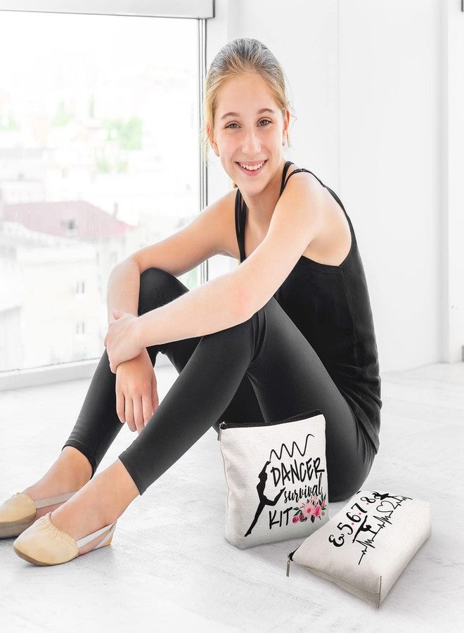 تونديامو حقيبة مكياج رقص من تونديمو، 4 قطع، هدية مثالية لراقصات الباليه ومحبات الباليه، حقيبة أدوات أساسية للسفر، هدية رائعة لعيد الميلاد للفتيات والنساء والمعلمات وفرق المسابقات - Image 5