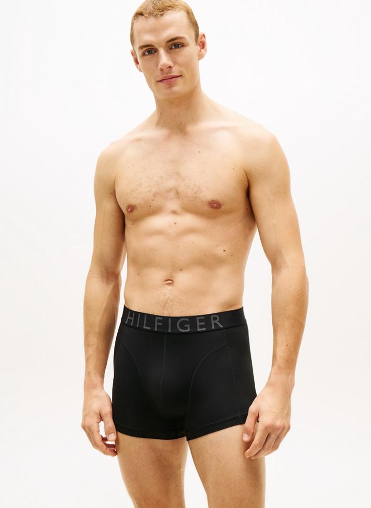 TOMMY HILFIGER 3-Pack Logo Waistband Cooling Microfibre Trunks - Image 4