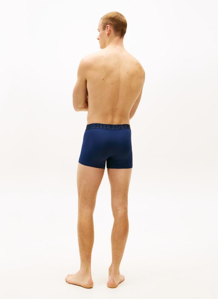 TOMMY HILFIGER 3-Pack Logo Waistband Cooling Microfibre Trunks - Image 3
