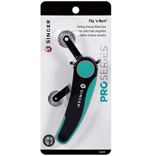 SINGER ProSeries™ Flip and Mark Folding Tracing Wheel Duo - Smooth & Serrated Multi Tool - Image 1
