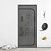 DOOREASY Pet Screen Door Upgraded Cat Resistant Mesh Screen to Stop Cats Running Out Easy Install Pet Door Mesh with Zipper Closure for Doorways Bedroom Kitchen Patio Fits Doors Up to 34x80 - Image 2