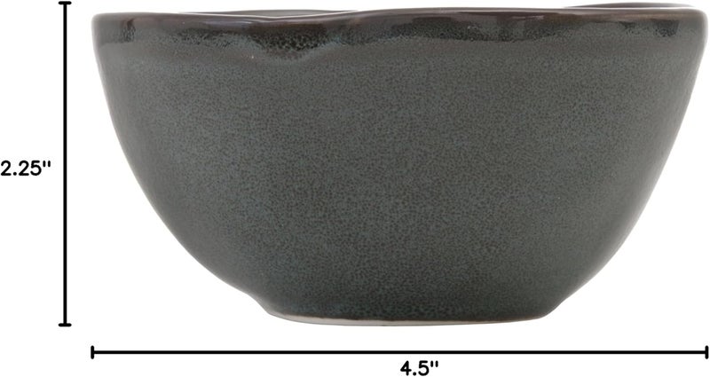 Fortessa DV 6 Piece Stn Porcelain Dinnerware SauceTasting Bowl Set 45 x 225 Twilight - Image 5