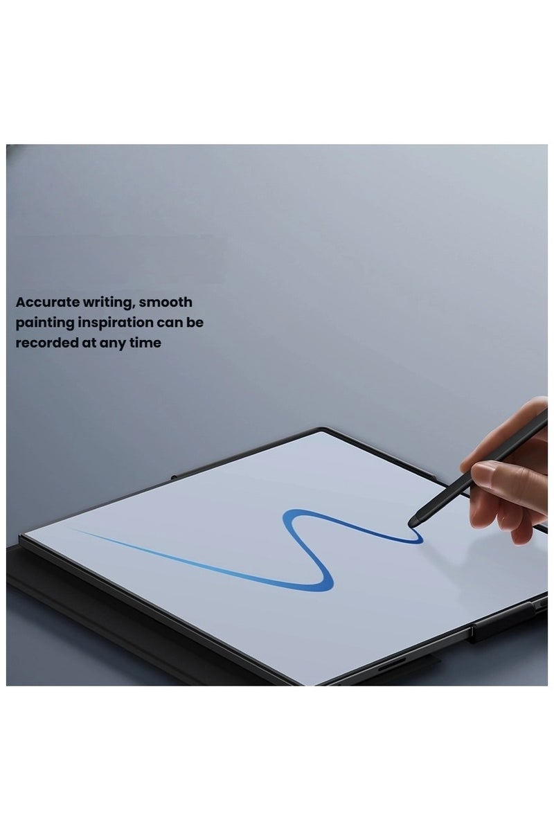 عام غطاء حماية لجهاز Samsung Z Fold 7 - غطاء جلدي مع حماية متكاملة للعدسات، مزود بفتحة مدمجة للقلم، بتصميم دقيق يضمن حماية شاملة. - Image 4