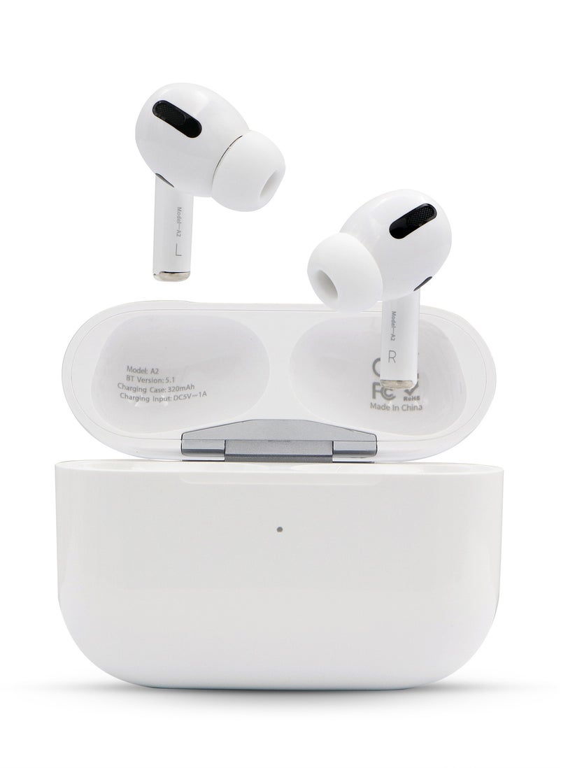 Mi techo - Mi techo A2 Wireless Headphones with Deep Bass and Touch Controls White - Image 1