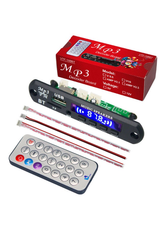 New 12v Bluetooth Lossless Mp3 Decoding Board Card Audio Decoder Accessory Bluetooth Module - Image 1