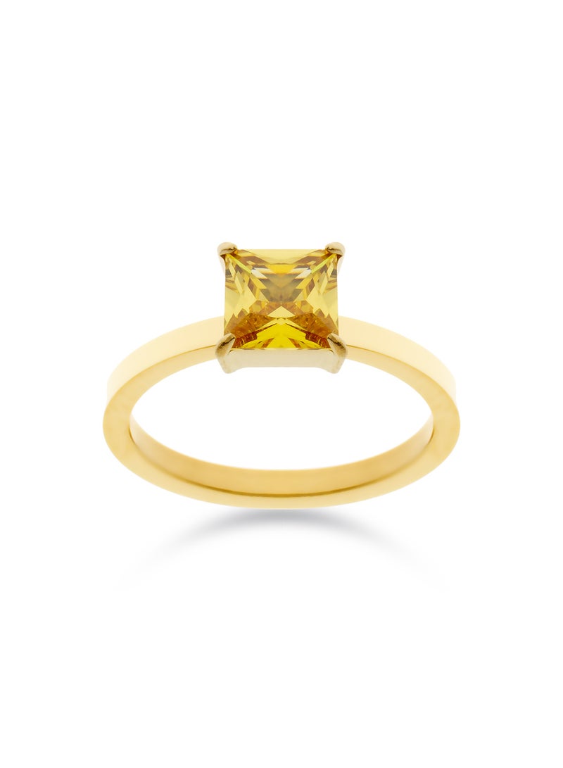 Liu Jo Liu Jo Cher Gold Ring - Yellow Stone - LJ2434