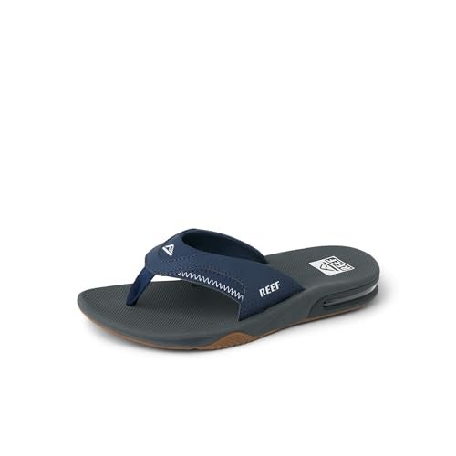 Reef Fanning Men's Comfort Beach Sandals Navy/shadow - 6 Medium - Image 1