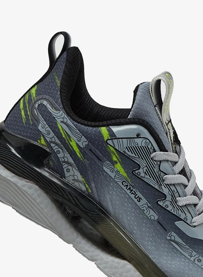 CAMPUS L.Grey/D.Grey Kids Grey Low-Top Sneakers - Style Shoes that Moves, Comfort Shoes that Lasts  | Best Price UAE