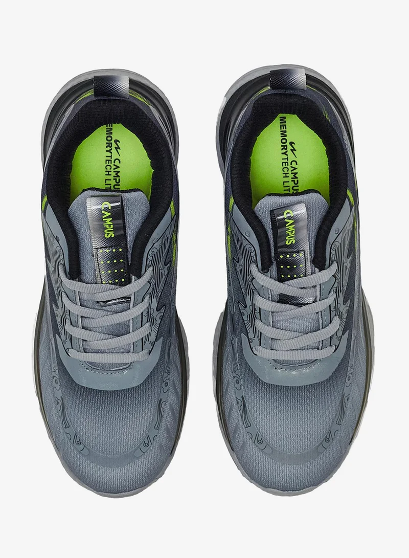 CAMPUS L.Grey/D.Grey Kids Grey Low-Top Sneakers - Style Shoes that Moves, Comfort Shoes that Lasts  | Best Price UAE