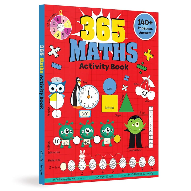 365 Maths Activity Book For Kids: Age 5+ - Image 1