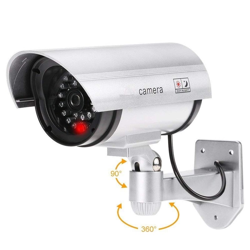 Cpixen Security CCTV False Outdoor Camera Fake Dummy Security | Waterproof IR Camera with Wireless Blinking LED Light Indication (Multicolor) | Dummy Camera for Security - Image 1