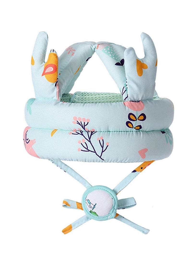 SYOSI Baby Safety Hat, Infant Adjustable Head Protector Toddler Soft Headguard Helmet Crawling AntiFall AntiCollision Protection Hats - Image 1