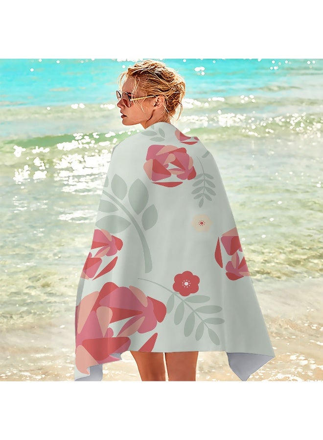 آنا منشفة شاطئ سريعة الجفاف بتقنية 3D من ألياف دقيقة جداً - Image 4