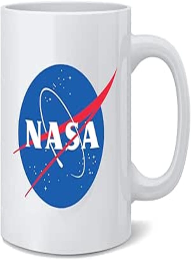 Poster Foundry NASA Classic Meatball Logo Ceramic Coffee Mug Tea Cup Fun Novelty Gift 12 oz