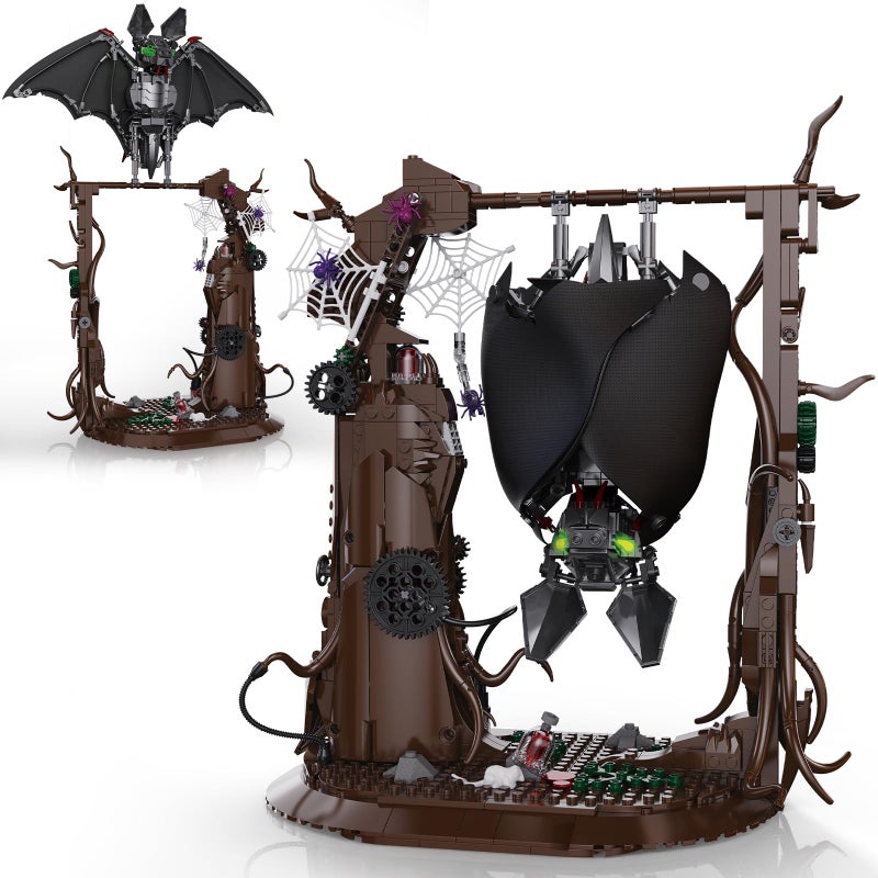 Vziimo Ideas Bat Animal Building Set MOC Creative Bat Bird Model Kit Standing and Handstand Collectible Home Office Decor Toy Gift for Teens Adults 14 839PCS - Image 3