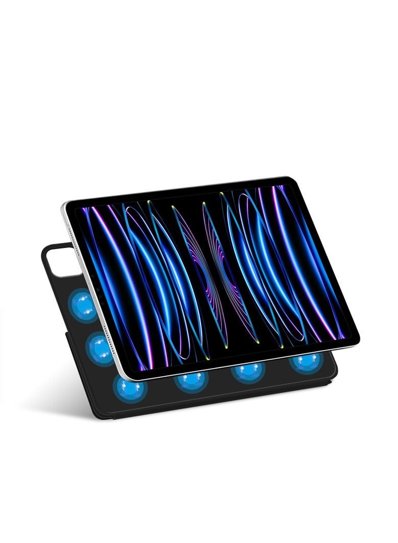 general Magnetic case for iPad Pro 11/13 M4 2024, with auto-wake/sleep function folding stand case compatible with iPad Air 11/13-inch M2 2024 - Image 3