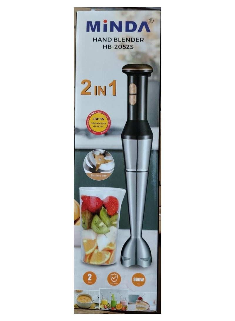 Minda HB-2052S (2-in-1) Hand Blender - Premium Stainless Steel Kitchen Tool - Image 1