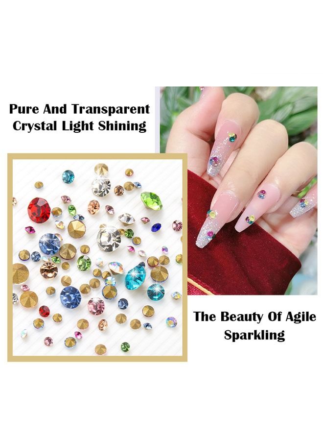 زي سي إم - هابي 18 شبكة مستديرة من حجر الراين لتزيين الأظافر - Image 3