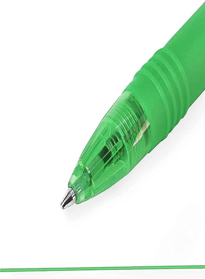 زيبرا تكنولوجيز قلم حبر جاف قابل للسحب من نوع Z-Grip Smooth - عبوة من 3 أقلام - أخضر - Image 3