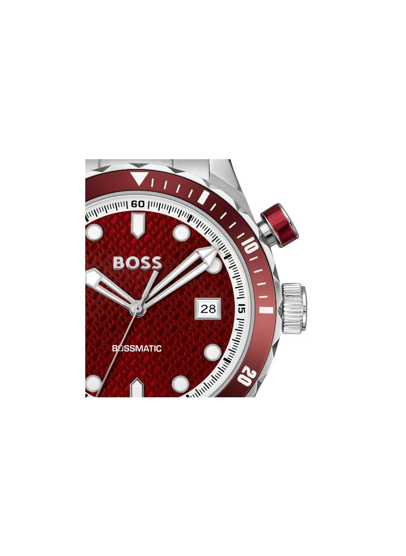 HUGO BOSS HUGO BOSS WATCH ROUND ANALOG MEN'S RED CASE WATCH - 1514179  - Image 4