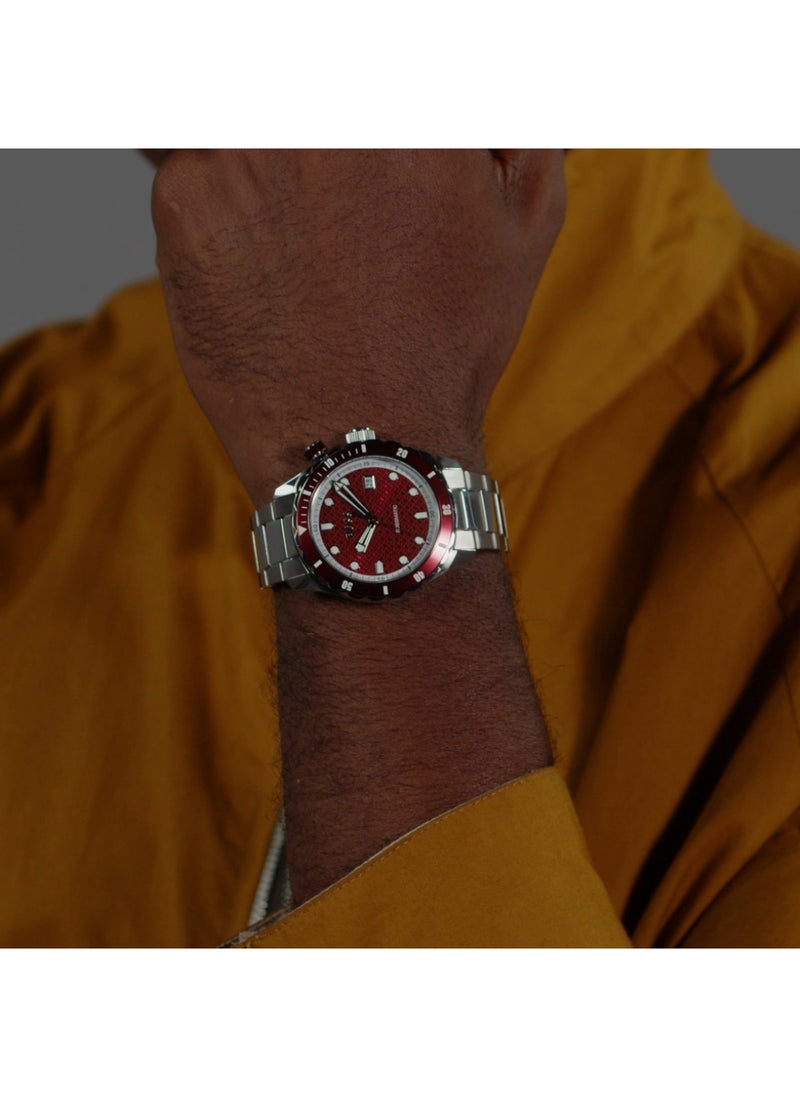 HUGO BOSS HUGO BOSS WATCH ROUND ANALOG MEN'S RED CASE WATCH - 1514179  - Image 5