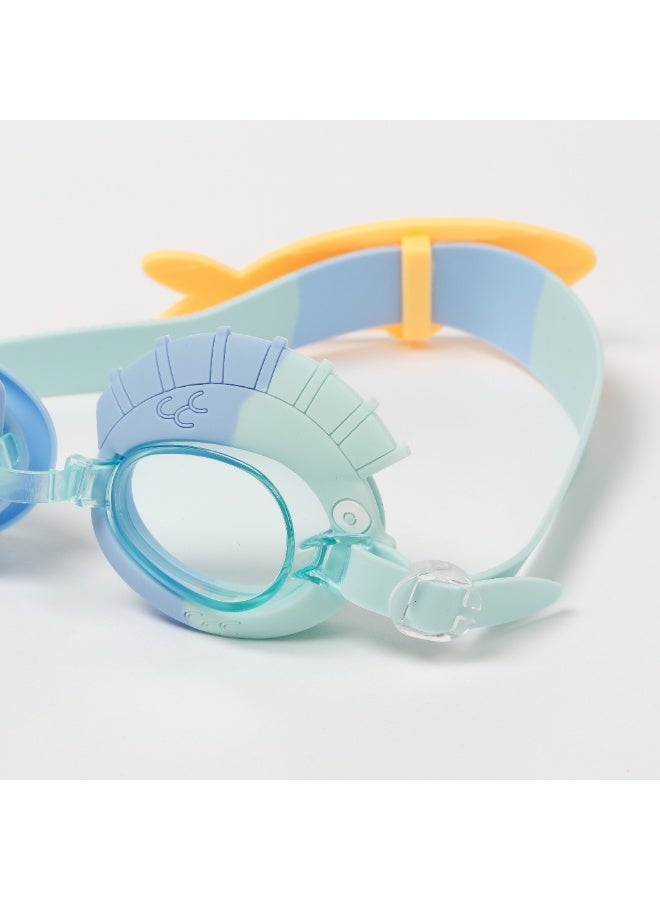 سني لايف نظارات سباحة للأطفال - سمكة فين زرقاء مائية | نظارات مسبح صيفية للأطفال | حزام قابل للتعديل، حماية من الأشعة فوق البنفسجية، مقاومة للضباب - مثالية للسباحة والشاطئ والمرح المائي - Image 4